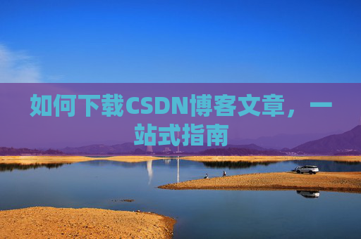 如何下载CSDN博客文章,一站式指南